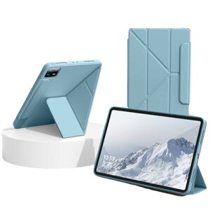 [�������] Xiaomi Poco Pad �P�[�X �J�o�[ �O�܂� �X�^���h Xiaomi Redmi Pad Pro �P�[�X 12.1�C���` �^�u���b�g�P�[�X �蒠�^ �c�^ ���^ �\�t�g�J�o�[ PU ���U�[ �Ռ��z�� ���p�x �ύX �X���� �u���[