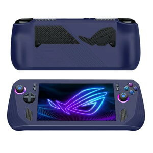 ASUS Rog Ally X (2024) �P�[�X ���ϏՌ� �S�ʕی� �h�~ �C�A�[�� ���E�ȒP �h���h�o �y�� ���L�� ���ł��ǂ��ł��f�o�C�X��ی삵�܂� �j�����p ASUS Rog Ally X (2024) �P�[�X �J�o�[ (�u���[)