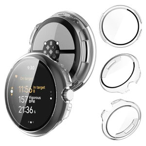 Pixel Watch 3 45mm �P�[�X PC�{�K���X ��̌^ �S�ʕی� �ϏՌ� ���h�~ �Ή� pixel watch 3 �ی�P�[�X �����ߗ� ���h�~ �ی�J�o�[ (����)