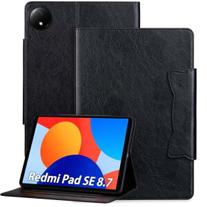 Xiaomi Redmi Pad SE �P�[�X 8.7�C���` redmi pad se 4g 8.7 �P�[�X �X�^���h redmi pad se 8.7�C���` 2024 �P�[�X �X�^���h�@�\ ���킢���L�� �ϏՌ� ����PU���U�[ �J�[�h���[ ���΃N���b�v �S�ʕی� ���b�h�~�[