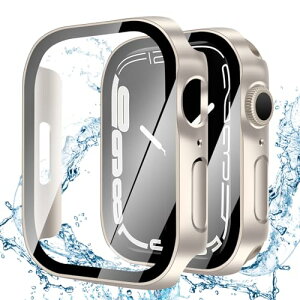 Apple Watch �P�[�X Series 11 / 10 Apple Watch �J�o�[ PC�f�� IP68 �h�� 3D���p�G�b�W�f�U�C�� �A�b�v���E�H�b�` �P�[�X �K���X�t�B���� ��̌^ �� ��d�\�� �A�b�v���E�H�b�` �J�o�[ �S�ʕی� �����K��