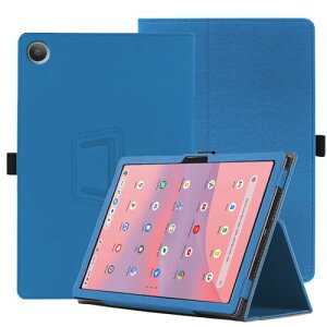 ASUS Chromebook CM30 Detachable �P�[�X �^�u���b�g�J�o�[ �ی�P�[�X �p�x���� �X�^���h ���y�� �S�ʕی� �X�^���h�@�\�t�� ASUS Chromebook CM30 Detachable �n�[�h�J�o�[ (�u���[)