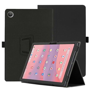 ASUS Chromebook CM30 Detachable �P�[�X �^�u���b�g�J�o�[ �ی�P�[�X �p�x���� �X�^���h ���y�� �S�ʕی� �X�^���h�@�\�t�� ASUS Chromebook CM30 Detachable �n�[�h�J�o�[ (�u���b�N)