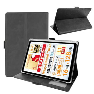 ALLDOCUBE iPlay60mini Turbo / ALLDOCUBE KIZPAD PRO �P�[�X �J�o�[ �ی�P�[�X �p�x���� �X�^���h ���y�� �S�ʕی� �X�^���h�@�\�t�� iPlay60mini Turbo / KIZPAD PRO �n�[�h�J�o�[ (�u���b�N)