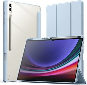 Galaxy Tab S10 Ultra / S9 Ultra �P�[�X ���� �J�o�[�N���A �o�b�N�J�o�[ S Pen ���[ �O�܃X�^���h �I�[�g�X���[�v�@�\ ������� �蒠�^�y�� ���^ �M�����N�V�[ Tab S9 Ultra / S10 Ultra�ی�P�[�X �ϏՌ� 