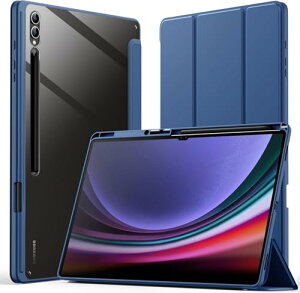 Galaxy Tab S10 Ultra / S9 Ultra �P�[�X ���� �J�o�[�N���A �o�b�N�J�o�[ S Pen ���[ �O�܃X�^���h �I�[�g�X���[�v�@�\ ������� �蒠�^�y�� ���^ �M�����N�V�[ Tab S9 Ultra / S10 Ultra�ی�P�[�X �ϏՌ� 