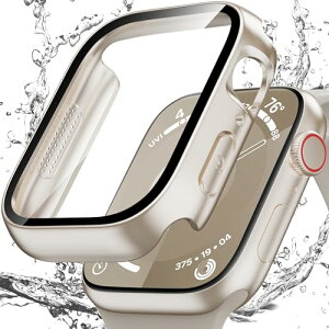 �A�b�v���E�H�b�` �h�� �J�o�[ 44mm �Ή� Apple Watch Series 6 5 4 SE ��񐢑� �P�[�X �ϏՌ� �� �z�R�� �K�[�h �S�ʕی� iWatch �J�o�[ (44 mm �X�^�[���C�g)