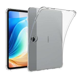 OPPO Pad Neo 11.4�C���` �P�[�X �N���X�^�� �N���A ���� TPU�f�� OPPO Pad Neo �ی�J�o�[ (�N���A)