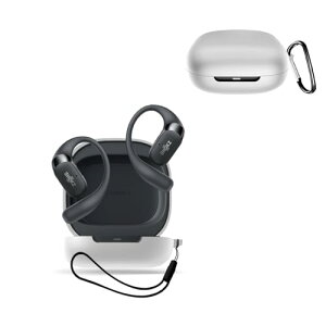 SHOKZ OpenFit 2+ / Openfit 2 �P�[�X �J�o�[ ���C�����X�C���z���P�[�X �V���R���f�� �ϏՌ� �h���h�o �E�H�b�V���u�� (�J���r�i�t��+�X�g���b�v�t�� ) ���p���₷�� �����[�d�\ �����^�т����₷