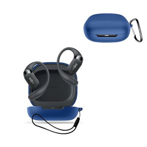Shokz Openfit 2+ / OpenFit 2 �P�[�X �J�o�[ ���C�����X�C���z���P�[�X �V���R���f�� �ϏՌ� �h���h�o �E�H�b�V���u�� (�J���r�i�t��+�X�g���b�v�t�� ) ���p���₷�� �����[�d�\ �����^�т����₷