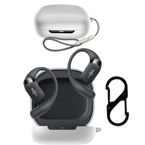 SHOKZ OpenFit 2 / 2+ �P�[�X �J�o�[ (�J���r�i�t��+�X�g���b�v�t�� ) �V���R�� �֗� �J���r�i�t ���s �y�ʏ��^ �����[�d�\ SHOKZ OpenFit 2 / 2+ �P�[�X �J�o�[(�z���C�g)