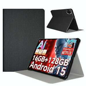 TECLAST T60AI �P�[�X (2025�ŐV) 12�C���` �ی�P�[�X �X�^���h �@�\ �p�x���� �㎿PU���U�[ �y�� ���^ �ϏՌ� �C�菝�h�~ �S�ʕی� �X�}�[�g �J�o�[(�u���b�N)