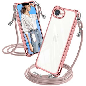 iPhone 16e �P�[�X �N���A �V�����_�[ �ϏՌ� iPhone16e �X�}�z�P�[�X ���b�L���H �A�C�t�H��16e �J�o�[ ���� �D��X�g���b�v�t�� ������ ��|�� �R�t�� ��|�� �V���O���V�����_�[���[�v �΂߂��� 
