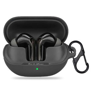 SOUNDPEATS Air5 Pro �P�[�X �J�o�[ SOUNDPEATS Air5 Pro �V���R���ی�P�[�X �[�d�֗� �S�ʕی� �����h�~ ����~�� �y�� �L�Y�h�~ �X���� ���^ ���s �ϏՌ� �h�o-�u���b�N