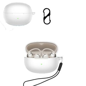 SHOKZ OpenDots One �P�[�X �J�o�[ (�J���r�i�t��+�X�g���b�v�t�� ) �V���R�� SHOKZ OpenDots One �Ή� �֗� �J���r�i�t ���s �y�ʏ��^ �����[�d�\ SHOKZ OpenDots One �P�[�X �J�o�[(�z���C�g)