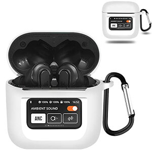 JBL TOUR PRO 2 �P�[�X �J�o�[ TOUR PRO 2�V���R���f�� �P�[�X �ی�J�o�[ �h�� �h�o �����h�~ �L�Y�h�~ �S�ʕی� �y�� �J���r�i�t�� (�z���C�g)