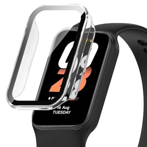 Xiaomi Smart Band 8 Active / Xiaomi Redmi Smart Band 2 �P�[�X �ی�J�o�[ �X�}�[�g�E�H�b�`�P�[�X �����K���X ��̌^ �ϏՌ� PC�f�� �����^ �J�o�[ ���h�~ �������� �ϏՌ� �S�ʕی� �E���ȒP �y��Xiaomi Smar