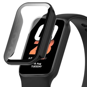 Xiaomi Smart Band 8 Active / Xiaomi Redmi Smart Band 2 �P�[�X �ی�J�o�[ �X�}�[�g�E�H�b�`�P�[�X �����K���X ��̌^ �ϏՌ� PC�f�� �����^ �J�o�[ ���h�~ �������� �ϏՌ� �S�ʕی� �E���ȒP �y��Xiaomi Smar