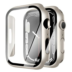 Apple Watch �P�[�X Series 3 / 2 / 1 38mm �J�o�[ PC�f�� Apple Watch �ی�P�[�X �K���X�t�B���� ��̌^ ��d�\�� �A�b�v���E�H�b�` �J�o�[ �S�ʕی� �����K���X �L�Y�h�~ (38mm,�`�^���S�[���h)