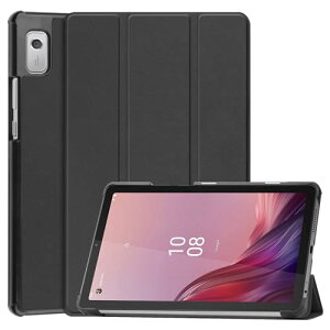 Lenovo Tab B9 / M9 �P�[�X �ی�P�[�X ����PU ���U�[ �S�ʕی� ���߉\ �Փ˖h�~ �h���h�� ���^�y�� �ǂ���G�� ������ �X�^���h�@�\�t�� i���m�{ Tab B9 / M9 �^�u���b�g �P�[�X (�u���b�N)