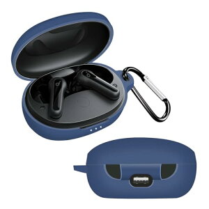 Anker Soundcore Life P2 mini �P�[�X �V���R�� �S�ʕی� �����h�~ �L�Y�h�~ �ϏՌ� �����[�d�\ �y�ʏ��^ �J���r�i�t�� (�u���[)