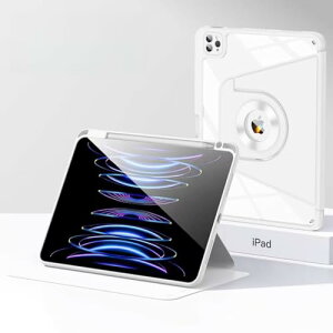 iPad Pro 11�C���` (M4) 2024 �P�[�X 360�x��] ���O���\�ȃ}�O�l�b�g�J�o�[ ���� �y�����[ �c�u�� iPad Pro 11�C���` (M4) ��5���� ��p�ی�P�[�X �蒠�^ �ϏՌ� ���΋z�� ������ ������� �l�C �y