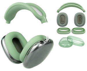 AirPods Max ���� �C�� �L�b�g ���b�V���t�@�u���b�N �C���[�p�b�h + �w�b�h�o���h �J�o�[ �{ TPU�ی�P�[�X �{ �V���R�����C���[�p�b�h�̕ی�J�o�[ �Z�b�g �����ʕی� �ی�A�N�Z�T���[ �L�b�g