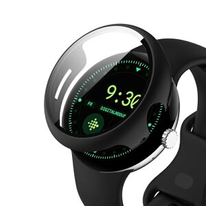 Google Pixel Watch 3 41mm (2024) / Pixel Watch 2 / Pixel Watch �Ή� �P�[�X �����K���X�t�B���� �ی� �J�o�[ �d���|��PC�f�� ��̉� �ϏՌ� ���h�~ �ϐF�h�~ �S�ʃJ�o�[ �S�ʕی� �X�}�[�g�E�H�b�` Pixel Watch 3
