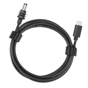 Mini USB C - DC �d���P�[�u�� 18AWG �T�e���C�g Type C - DC �d�������R�[�h IP68 �h�� Mini �P�[�u�� �������O�p (1M / 3.28�t�B�[�g)