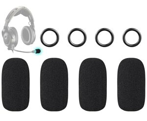 Bose Aviation X A10 / A20 / A30 �w�b�h�Z�b�g �}�C�N�J�o�[ �}�C�N�X�|���W�t�B���^�[ �����x�t�H�[�� �t�H�[���J�o�[ �E�B���h�X�N���[�� �����p �}�C�N�X�|���W �h���J�o�[ ���h�L���b�v�| �u��