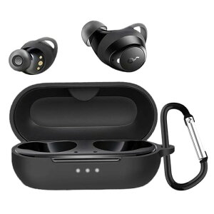 Anker Soundcore Liberty Neo 2 �P�[�X �J�o�[ Anker Soundcore Liberty Neo 2�V���R���f�� �P�[�X �ی�J�o�[ �h�� �h�o �����h�~ �L�Y�h�~ �S�ʕی� �y�� �J���r�i�t�� (�u���b�N)