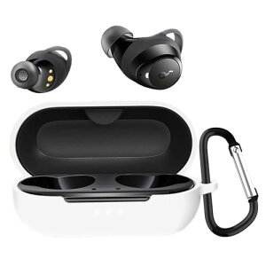Anker Soundcore Liberty Neo 2 �P�[�X �J�o�[ Anker Soundcore Liberty Neo 2�V���R���f�� �P�[�X �ی�J�o�[ �h�� �h�o �����h�~ �L�Y�h�~ �S�ʕی� �y�� �J���r�i�t�� (�z���C�g)
