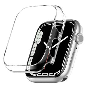 Apple Watch �P�[�X Series 11 / 10 42mm �J�o�[ PC�f�� ���� �Ռ��h�~ �t����������Ȃ��^�C�v Apple Watch �t���[�� Apple Watch �J�o�[ �o���p�[ (42mm,�N���A)