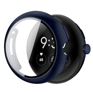 Google Pixel Watch 3 41mm �P�[�X PC�f�� ��̌^ Google Pixel Watch 3 �J�o�[ �����^ �����ߗ� ��d�\�� �S�ʕی� �L�Y�h�~ �y�� �����K���X �h�H �h�o (41mm,�u���[)
