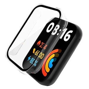 Xiaomi Mi Band 8 Pro�P�[�X �ی�J�o�[ �X�}�[�g�E�H�b�`�P�[�XPC�f�� �����K���X ��̌^ �������� �ϏՌ� �S�ʕی� �E���ȒP �y�� �V���I�~xiaomi smart band 8 pro �P�[�X (�N���A)
