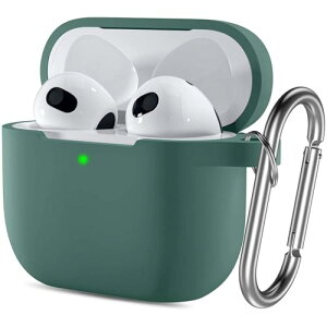 AirPods 4 �P�[�X �Ռ��z�� �y�� �S�ʕی� �ϏՌ� �J���r�i�t�� ���������܂ܗL���[�d�\ �G�A�[�|�b�Y4 �J�o�[ �G�A�[�|�b�Y ��4���� �J�o�[ Silicone Case Cover (�O���[��)