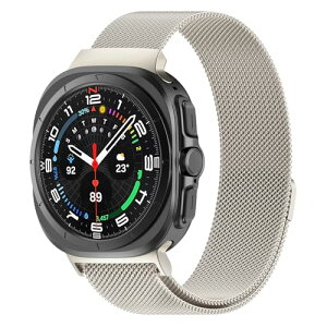 Galaxy Watch Ultra 2 / Ultra 2025 2024 �o���h 47mm �����Y ���f�B�[�X �X�e�����X���ߋ��� �������� ���͂Ȏ� �ʋC ���b�V�� �}�O�l�b�g �R���p�`�u�� Samsung galaxy watch 8 7 �E���g�� �o���h �Ή� �M���b�v