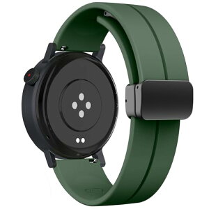 CMF by Nothing Watch 3 Pro / CMF by Nothing Watch Pro 2 �x���g 22mm �o���h �V���R���� �}�O�l�b�g�t�� �X�|�[�c�o���h �ւ��X�g���b�v �_�炩�� �����x���g ���C�t�� �����ȒP �j�����p (�O���[��)