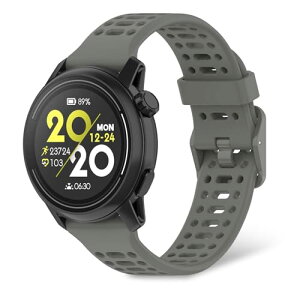COROS (�J���X) PACE 4 / PACE Pro / PACE 3 / APEX 2 Pro / APEX PRO / APEX 46MM �o���h �V���R���� �����x���g �ʋC �_�炩�� �h�� �y�� �ϏՌ� �h�� �j�����p �H��s�v (�O���[)