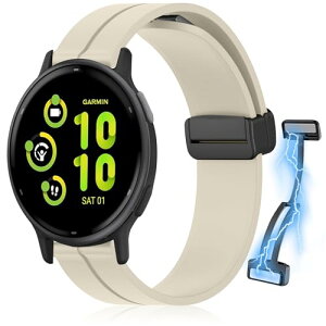 Garmin Vivoactive 6 / 5 / 3 / 3 Music / Forerunner 165 / 165 Music �x���g ���� �o���h �V���R�� �}�O�l�b�g �����x���g �}�O�l�b�g�t�� �����ȒP �X�|�[�c�o���h �X�g���b�v �����x���g Garmin Venu Sq / Sq 2 Music 