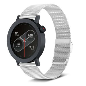 CMF by Nothing Watch 3 Pro / CMF by Nothing Watch Pro 2 �x���g 22mm �o���h �����x���g �X�e�����X�`�[�� �����o���h �ւ��X�g���b�v �h�K �X�e�����X �����ȒP �r�W�l�X�� �j�����p (�V���o�[)