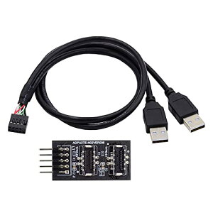 �f���A��USB 3.1 �t�����g�p�l���\�P�b�g �L�[-A Type-E - USB 2.0 Type-A & 9�s�� 10�s�� ���C���{�[�h�w�b�_�[ �I�X�P�[�u�������A�_�v�^�[