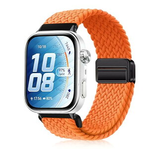 Huawei Watch Fit 5 Pro / 4 Pro �x���g �o���h �L�k���̂���i�C���� �}�O�l�b�g���ߋ� �҂ݍ��݃x���g Huawei Watch Fit 5 / 4 / 3 �x���g ���C�o�b�N�� �����p�X�g ���K �����ȒP �������₷�� �j���ʗp �t