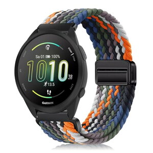 Garmin Approach J1 / Forerunner 570 42mm / vivoactive 6 / 5 �x���g 20mm �o���h �e���i�C������ �ւ��x���g �ґg�X�g���b�v ���C�o�b�N�� �����x���g �}�O�l�b�g�o���h �R���p�`�u��Garmin Forerunner 165 / 165 Music