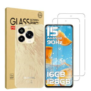Oukitel C65 / C65 Pro / C58 / C58 Pro �t�B���� �����K���X �� �d�x9H ��U�h�~ �X�N���b�`�h�~ �������� Oukitel C65 / C65Pro / C58 / C58 Pro �t���ی�t�B���� 2���Z�b�g