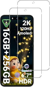 OUKITEL P1 Pro �t�B���� �����K���X �ی�t�B���� OUKITEL P1 Pro �K���X�t�B���� �� �d�x9H �ϏՌ� �X�N���b�`�h�~ �����ߗ� �����z�� �C�A�[�� �����x�^�b�` �������� 2���Z�b�g