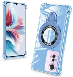 OPPO Reno11 A �P�[�X �N���A �����O�t�� MagSafe�}�O�l�b�g���� �c�����A�W���X�^�u���X�^���h �l�p�G�A�N�b�V���� �ϏՌ� A401OP CPH2603 �J�o�[ �Ռ��z���|�P�b�g���� TPU ���^�y�� �S�ʕی� �I�b�| 