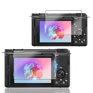 SONY ZV-E10 II �t���ی�t�B���� + �J�����t�B���� 2���Z�b�g ZV-E10M2 �t�B���� �K���X�t�B���� �J�����ی� �t�B���� �����^ 9H�d�x �S�ʕی� ���˒ጸ ������ɋ��� �����x�^�b�` �ϏՌ� ��U�h�~