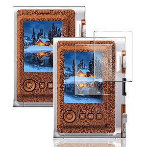 FUJIFILM instax mini Evo �K���X�t�B���� 2�� 2���Z�b�g instax mini EVO �t�B���� �����K���X �t���ی�t�B���� �A�N�Z�T���[ �d�x9H �ϏՌ� ��U�h�~ �w��h�~ ������ �a���� �����z�� �C�A�[�� �\��t