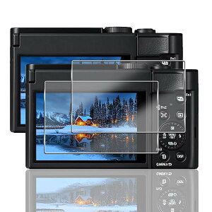 Panasonic LUMIX TZ99 �ی�t�B���� �K���X�t�B���� 2���Z�b�g ���~�b�N�X TZ99 �t�B���� �����K���X ��ʕی� �d�x9H �ϏՌ� ��U�h�~ �C�A�[�� �\��t���ȒP Panasonic LUMIX DC-TZ99 �A�N�Z�T���[